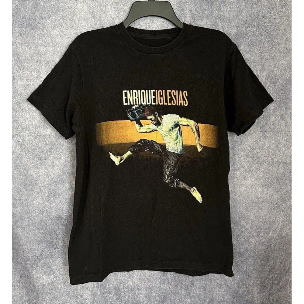 Enrique Iglesias Concert Tour T-Shirt Tee Black 2017 Men’s Size M (Medium)